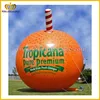 4 meters inflatable orange model, giant inflatable fruit model, outdoor inflatable orange