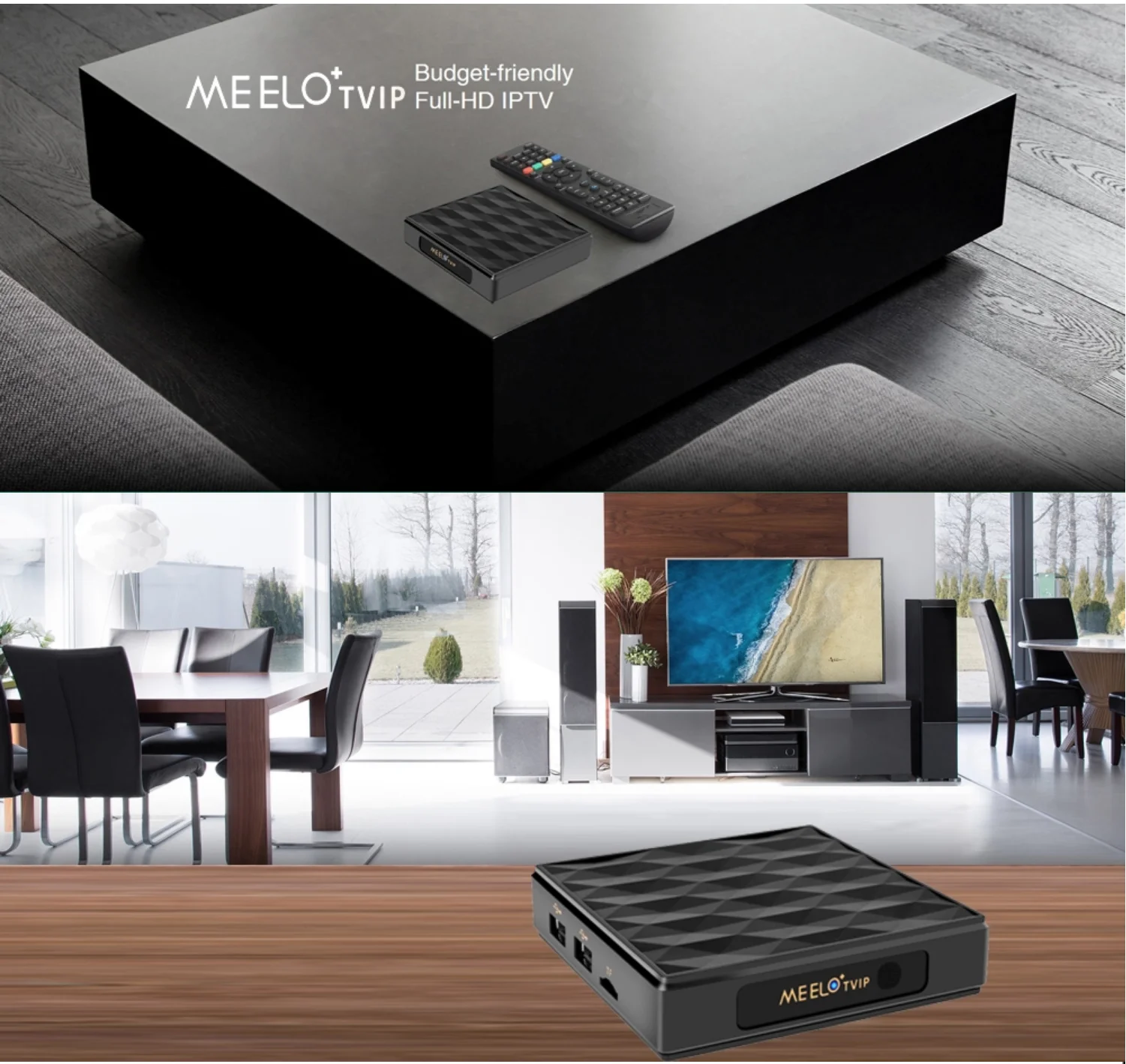 linux 4k sell receiver satellite tvip meelo iptv 512mb amlogic s805 4g