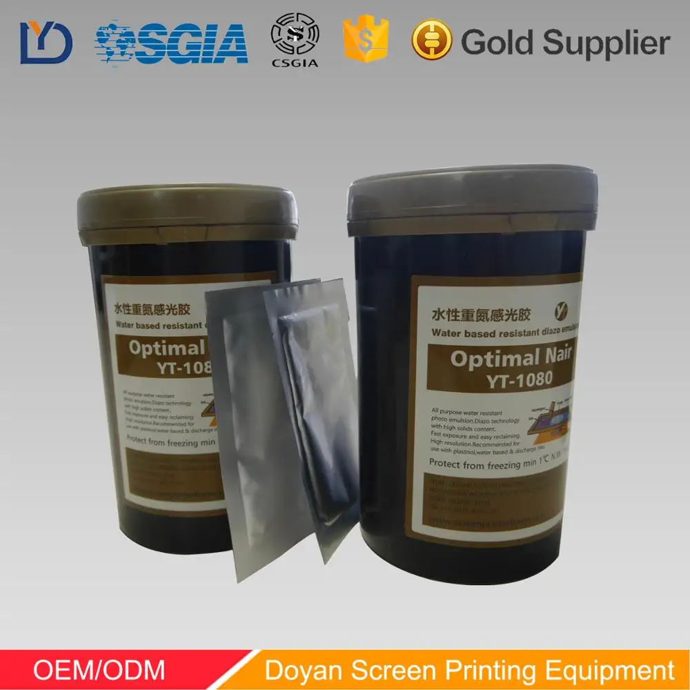 Water Based Resistant Screen Printing Diazo Emulsion Buy Water Based