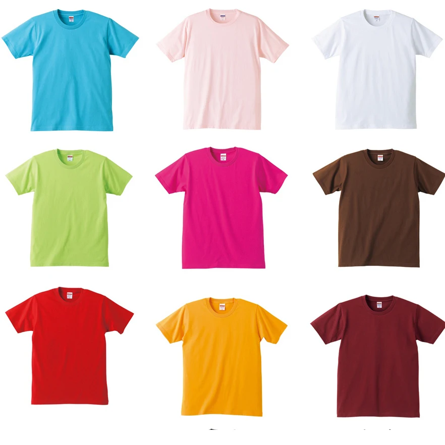 Cotton Jersey Tshirt Custom Blank Tshirt No Label With Crewneck - Buy ...