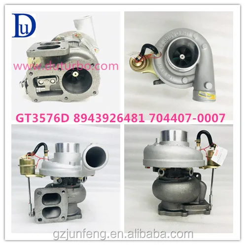 Factory new Turbo GT3576D 8943926481 704407-0007 turbocharger FOR Isuzu Truck Highway Bus with 4HG1-T Engine