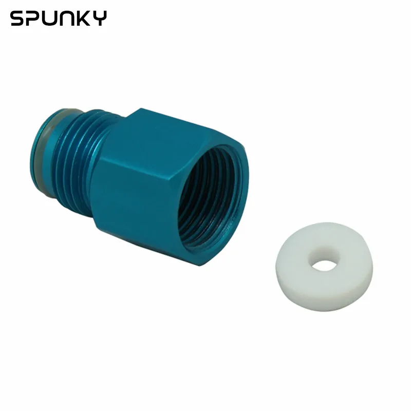 Adapter Converts Standard Cga320 Male Fitting To Co2 Paintball Tank