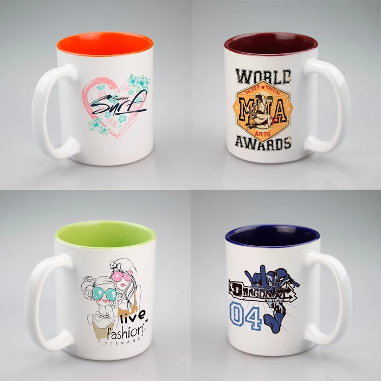 11oz Two Tone Color Sublimation Ceramic Mug Custom Coffee Mugs Buy Sublimation Ceramic Mug 3485