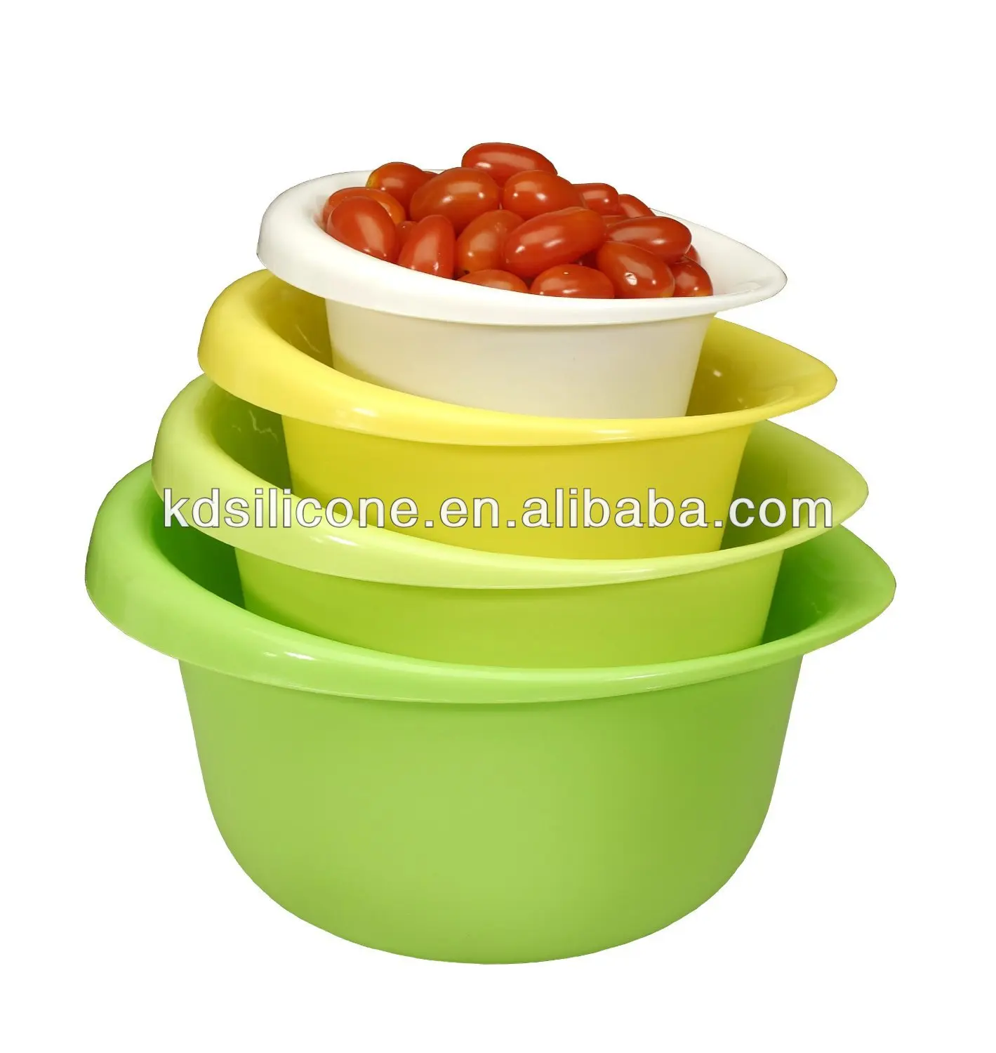 Silicone Mixing Bowl Set,Silicone Multi Colored Prep Bowls,Multi Use