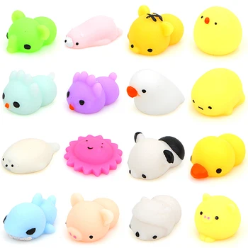 Mini Soft Silicone Squishy Toys Fidget Hand Squeeze Pinch Toy Cell ...