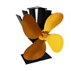 Eco friendly Heat Powered Stove Fan 4 blades