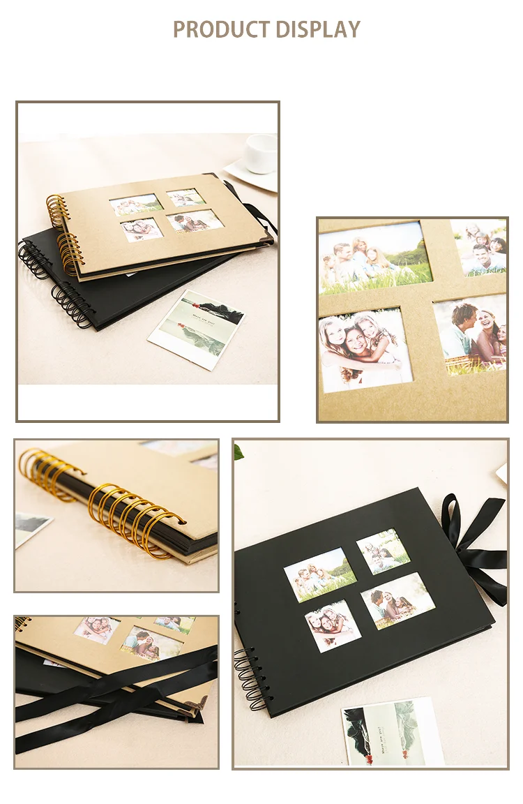 Promo Kraft Cover Spiral Bound Diy Photo Album Buy Diy Photo Album
