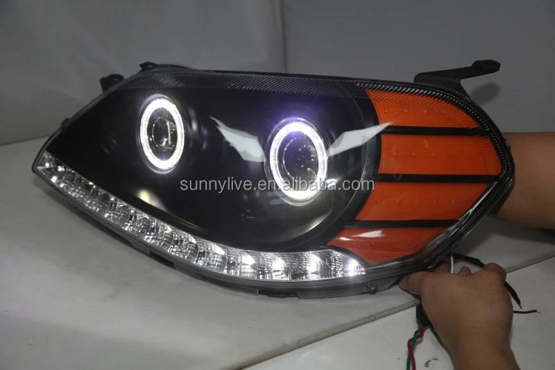 For TOYOTA MARK II GX110 led headlight Black Housing Housing2003-2007