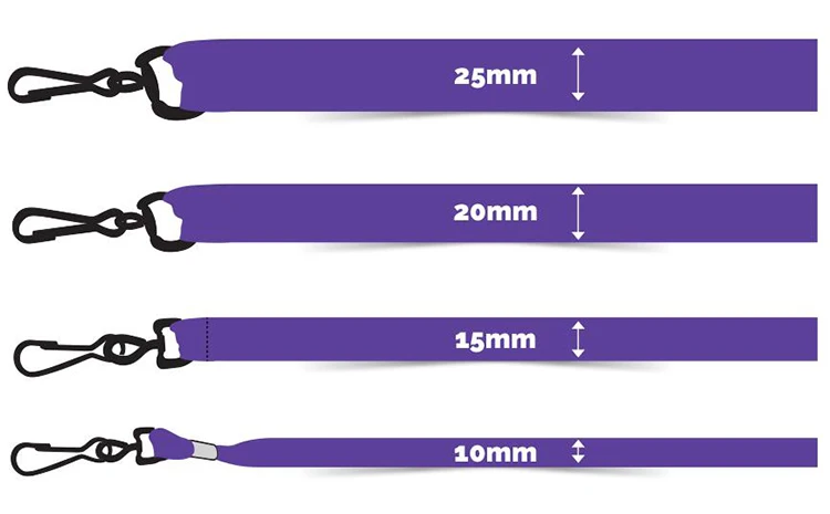 Lanyard standard width