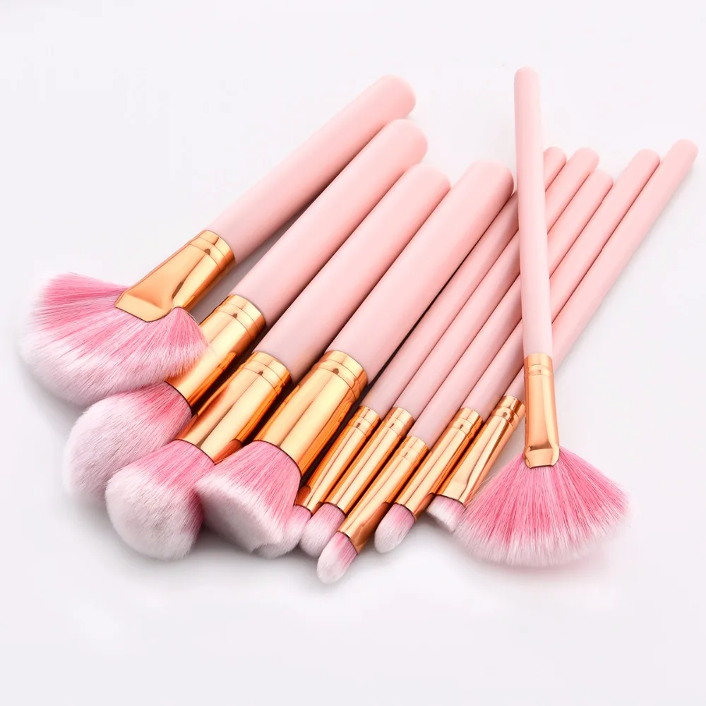 New Pink Professional Private Label Makeup Brushes Buy Professional Makeup Brushesprivate 7881