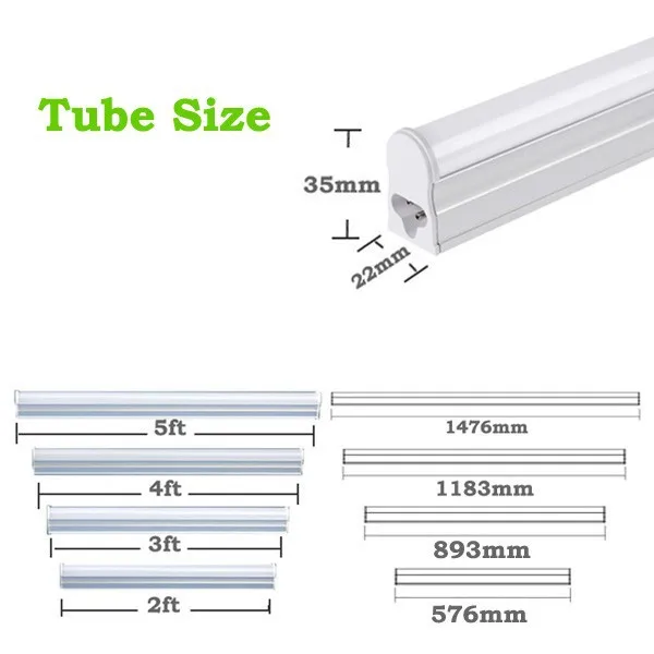t5 led tube 1ft 4w AC110-277v led t5 300mm for home tubes light