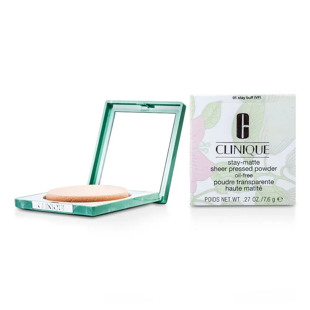 CLINIQUE by Clinique Stay Matte Powder Oil Free - No. 01 Stay Buff --7.6g/0.27oz for WOMEN ---(Package Of 2)
