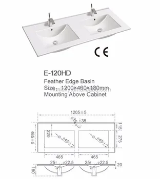 Clay Wash Basins Rectangular Double Undermount Bathroom Sinks Clay Wash Basins Rectangular Double