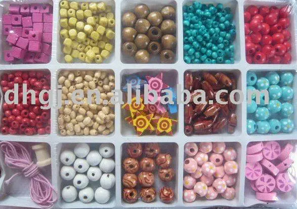 
DIY various wooden bead mix 