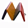 gymnastic folding mat vinyl fabric PU cover handle mat China Alibaba