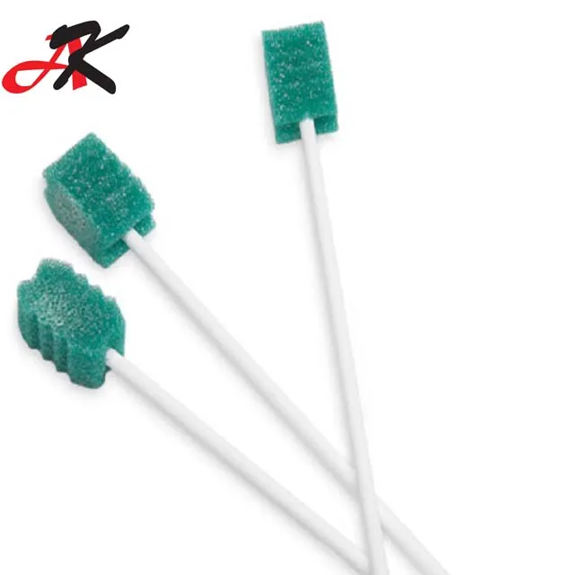 Disposable Various Shapes Colors Sterile Oral Care Mouth Foam Sponge