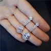 Nickle Free Fashion Classic Water Drop Crystal Zirconia Drop Earrings Bridal Wedding Jewelry for Women Wholesale