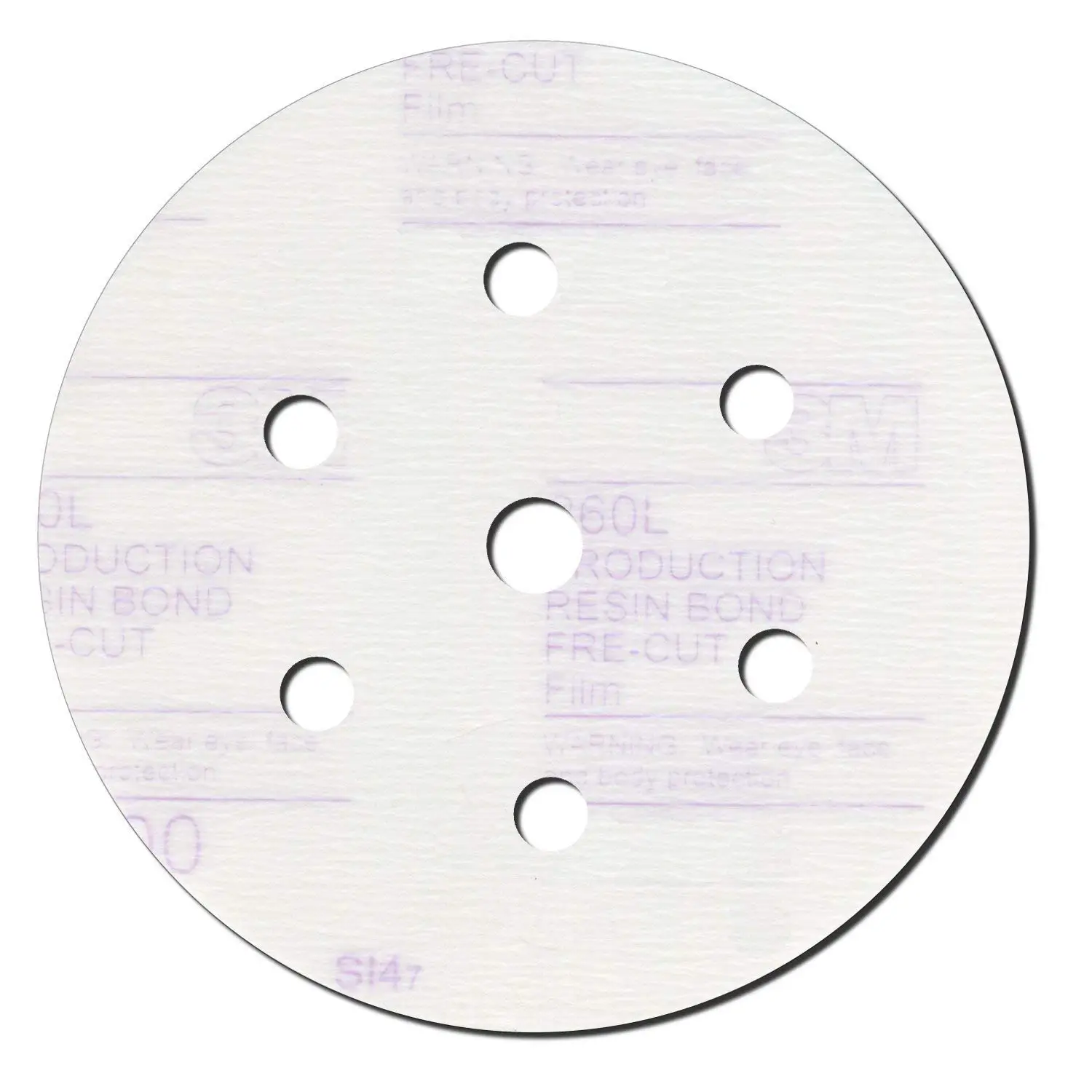 Hookit Finishing Film Disc Dust-Free, 6 in, 600 grit, Film Backing, 01071