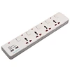 2 Usb Ports Multi Outlet Individual Switches Electrical Socket Power Extension