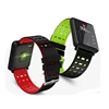 Manufacturer F21 big color screen heart rate blood pressure monitoring message push step counter sports smart bracelet