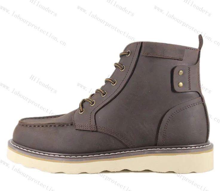 Full Grain Leather Goodyear Welted Phylon Sole Construction Work Boots
