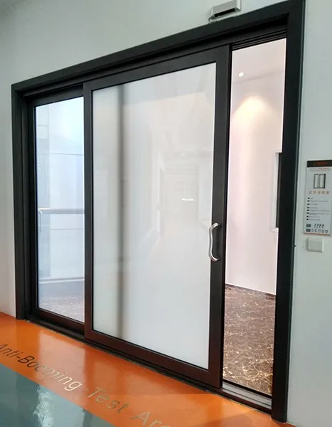 Factory Price Glass Chicken Door Automatic lifting Sliding Big Exterior Door Aluminium