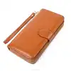 Womens Ladies Wallet Purse Clutch Wallet Card Holder Organizer Large Capacity Wallet With Wrist Strap