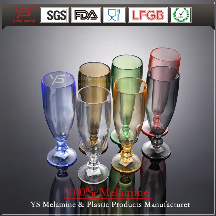 Luxury Customized Polycarbonate Plastic Printed Portugal Wine Glasses