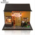 Diy Wooden Doll house Miniature Model Building Kit 3D Handmade Assembly Dollhouse Toy Birthday Gift Dolls