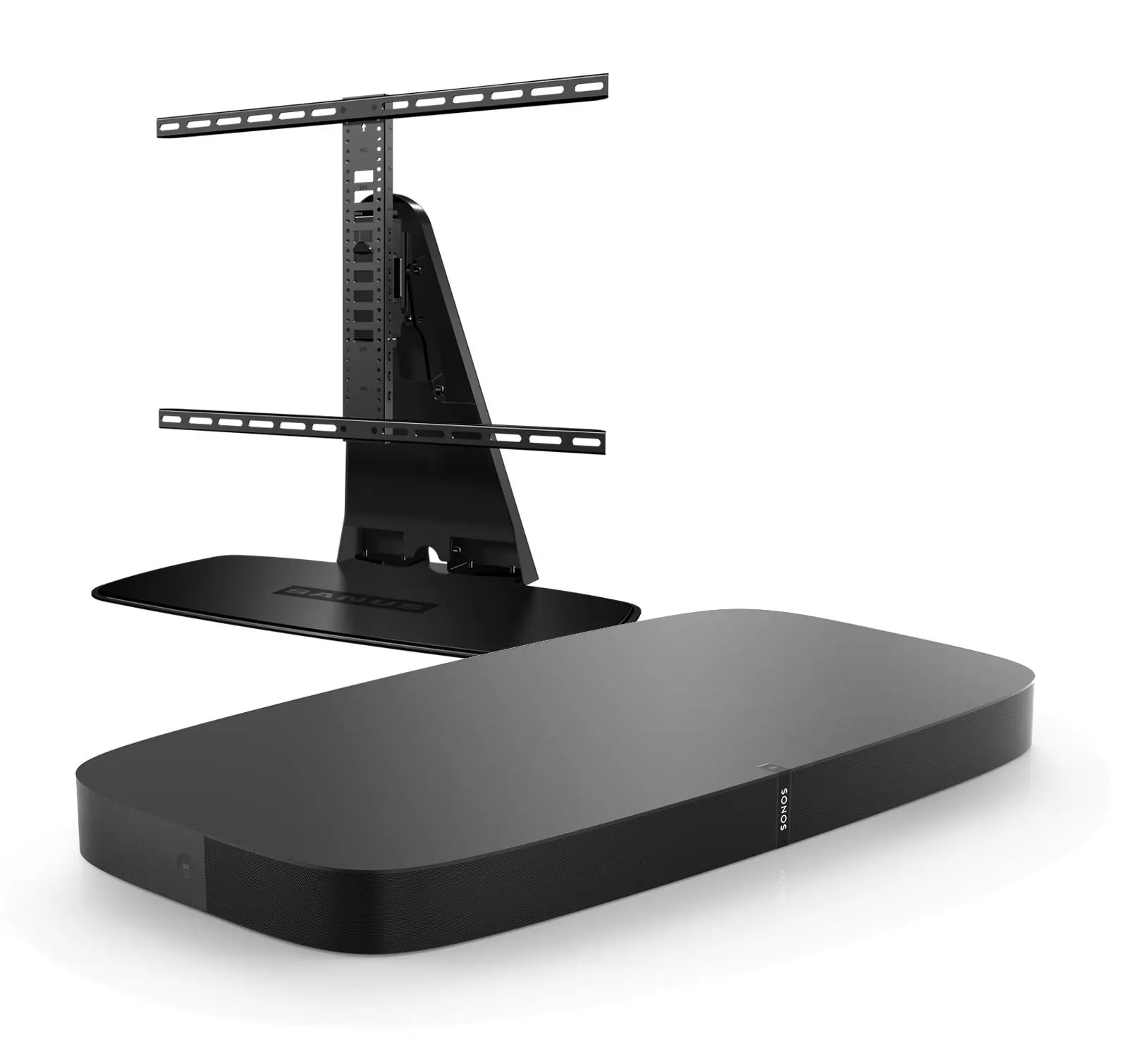Buy Sonos PLAYBASE Wireless Soundbase Speaker for TVs (Black) Bundle & Sanus WSTV1-B1 Swivel TV 