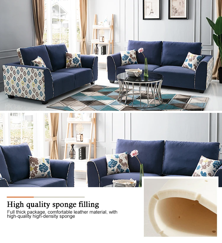 Drawing Room Furniture Armrest Sectional Modern Fabric Navy Blue Sofa Sets For Living Room View Sofa Sets For Living Room Zhonge Product Details From Foshan Zhongge Furniture Industrial Co Ltd On Alibaba Com