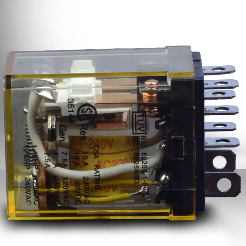 New Intermediate 220v 240v Relay Rh2b-ul Ac220-240v Rh2b-ul-ac220-240v ...