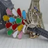 Wholesale women's accessories crystal stone fashion peacock key ring organizer custom for bag,car,bag handle