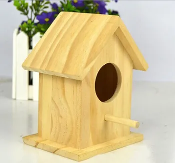 Unfinished Wooden Birdhouses For Crafting,Creating And ...