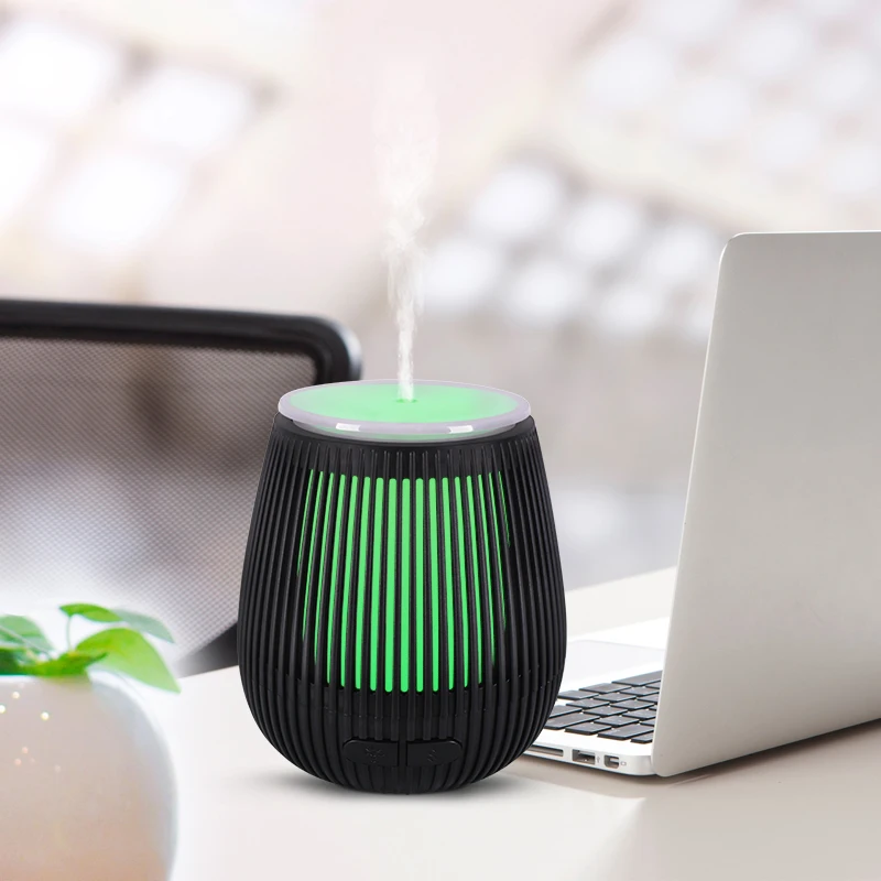 Usb Electric Aroma Diffuser Small Essential Oil Diffuser 100ml In Black ...