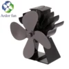 Ardorfan 4 Blade Circulate Air Flow Up to 318 ft/min Eco Heat Powered Wood Stove Top Fan