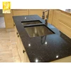 Black galaxy mirror artificial stone work tops quartz countertop