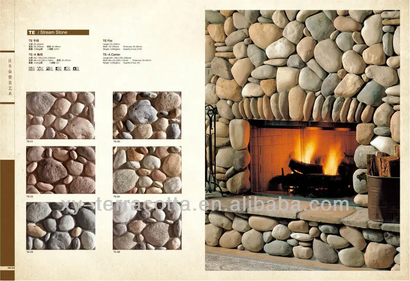 Foshan Natural Decorative River Rocks For Sale Artificial Stone