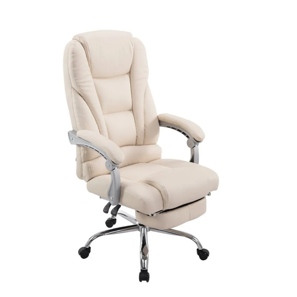 Pu Leather 180 Degree Adjustable Reclining Office Chair Comfortable