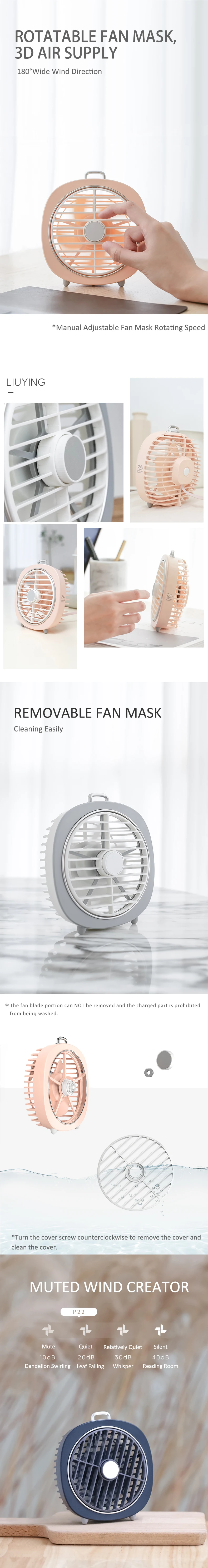 2019 NEW USB BRUSHLESS MOTOR ELECTRIC STAND TABLE FAN