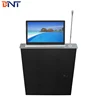 Conference room table remote control motorized pop up lcd monitor lift system