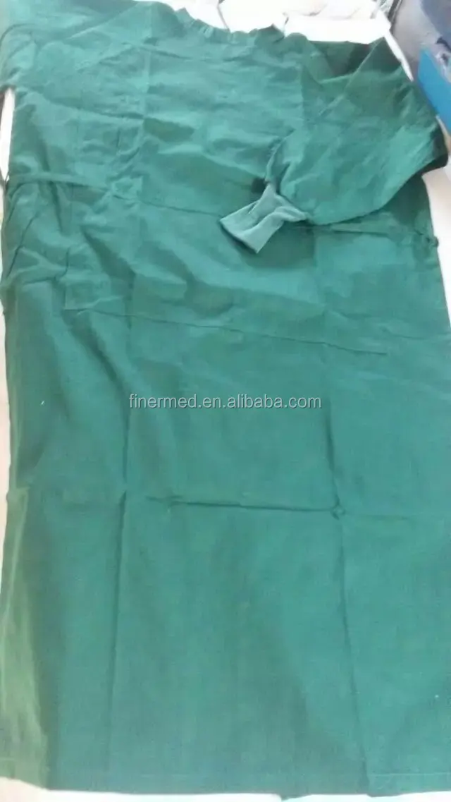 hospital medical washable Reusable autoclavable Operating Theater Cotton Surgical Gown