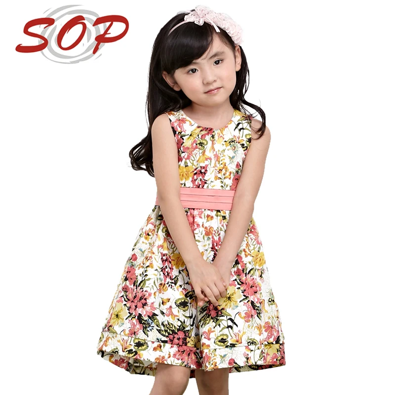 New Model High Quality Children Custom Clothing Child Girl Dress For