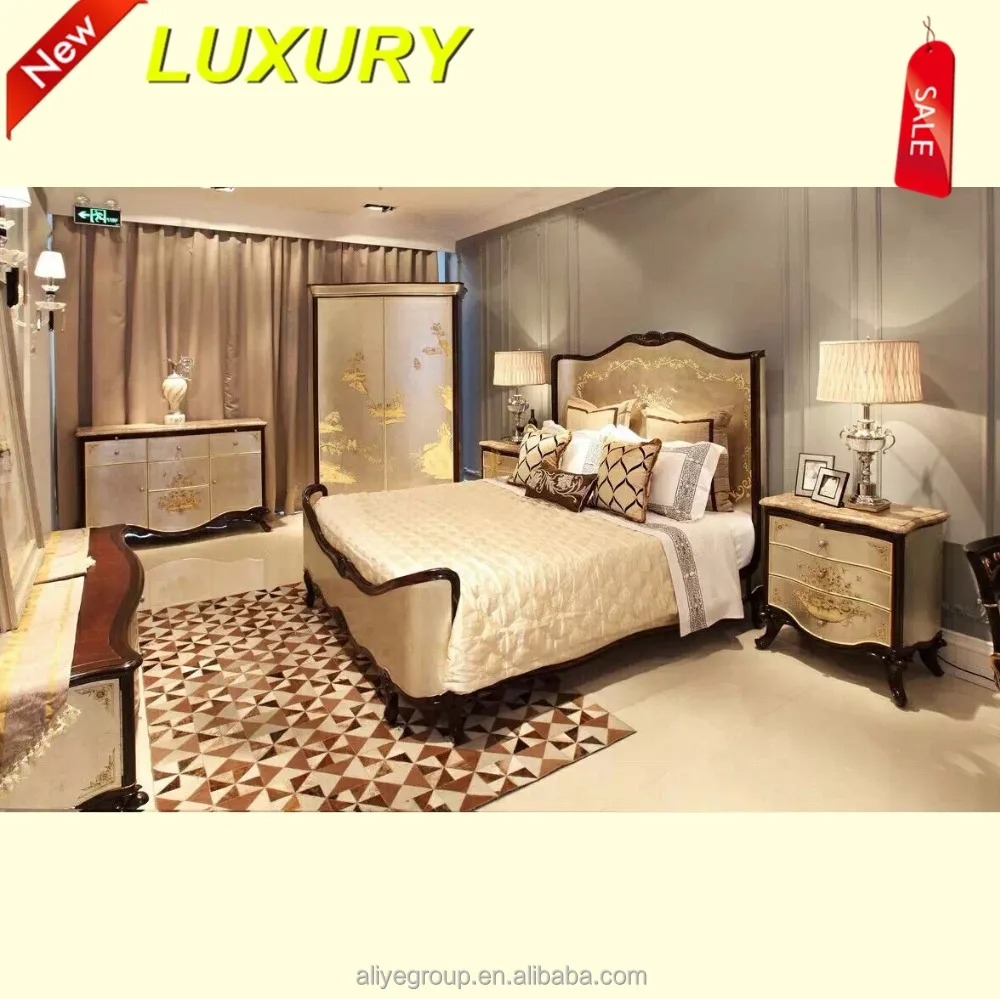 Ms1001a English Baroque Style And Royal Luxury Luxury Bedroom Bed Furniture With Leather And Gold Buy Royal Luxury Bedroom Furniture Classic Luxury