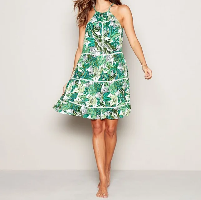 mantaray green dress