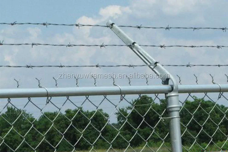 12 Gauge Hot Dipped Galvanized Wire Barbed Fence Coil Top Barbed ...