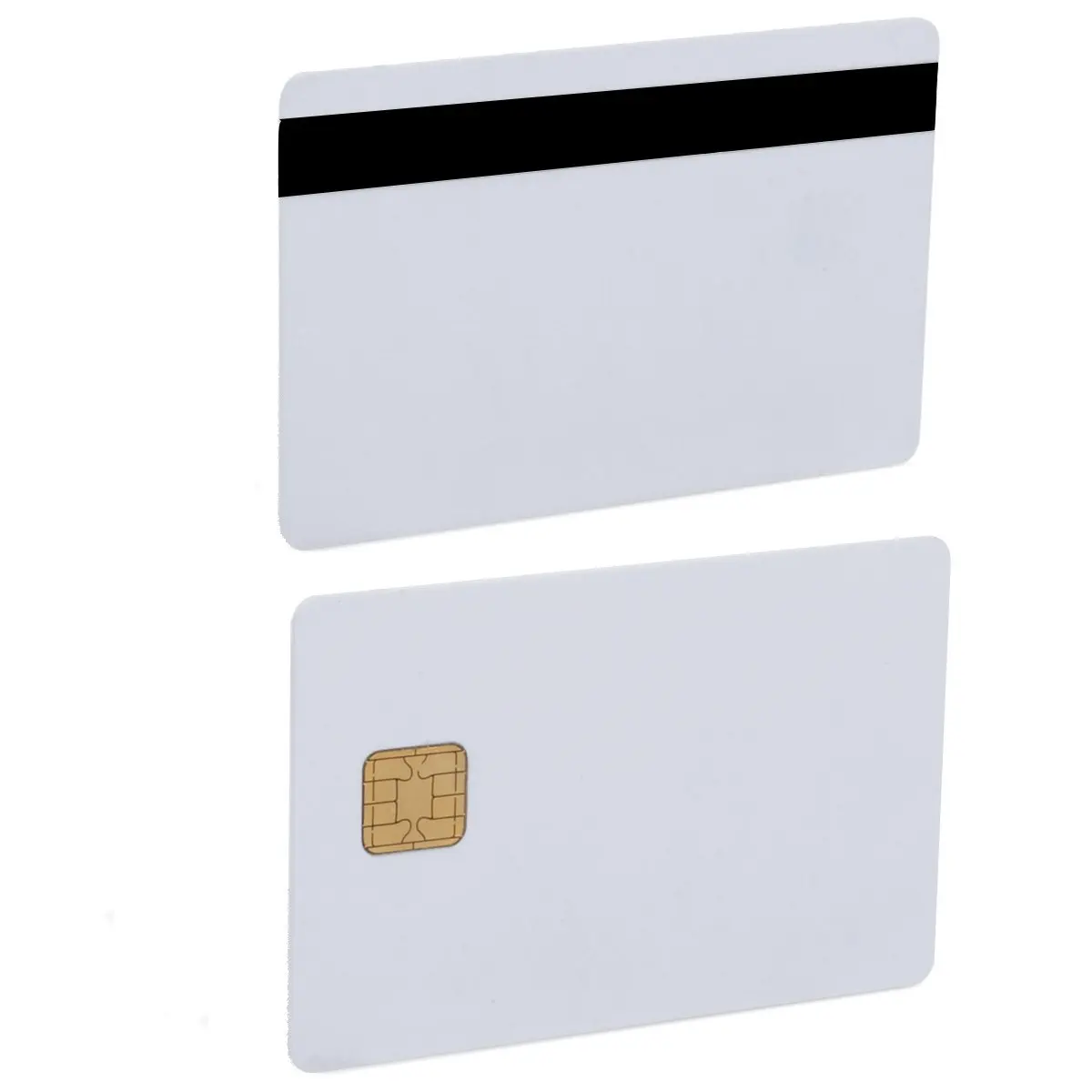 50 x SLE 4442 Pvc smart card thermal 12.7 hico Small Chip fargo Zebra Datacard