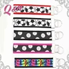 Key Fob Fabric cotton Key Chain Wristlets with metal ring