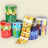 Metalized Packing Plastic back seal bag film /pillow Gusset Laminated Film for candy