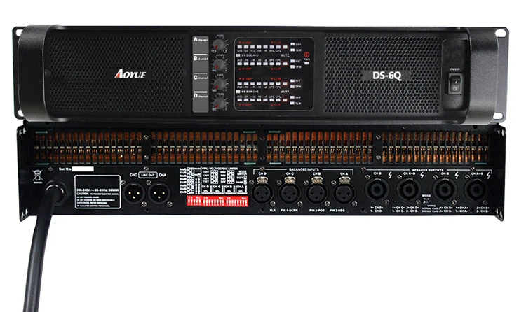 ds-6q 4 通道功放声音标准户外功率放大器